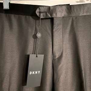 DKNY men’s black suit pants.